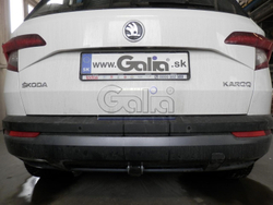 Фаркоп оцинкованный Galia S119C для Skoda Karoq 2018-, Seat Ateca 2016-(паспорт и сертификат в комплекте)(без электрики)