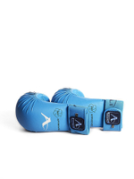 Перчатки накладки для каратэ ARAWAZA синие (одобрено для соревнований)