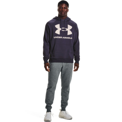 Мужская кофта теннисная Under Armour Rival Fleece Big Logo Men - Grey