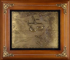 Деревянная ключница настенная "Весы"