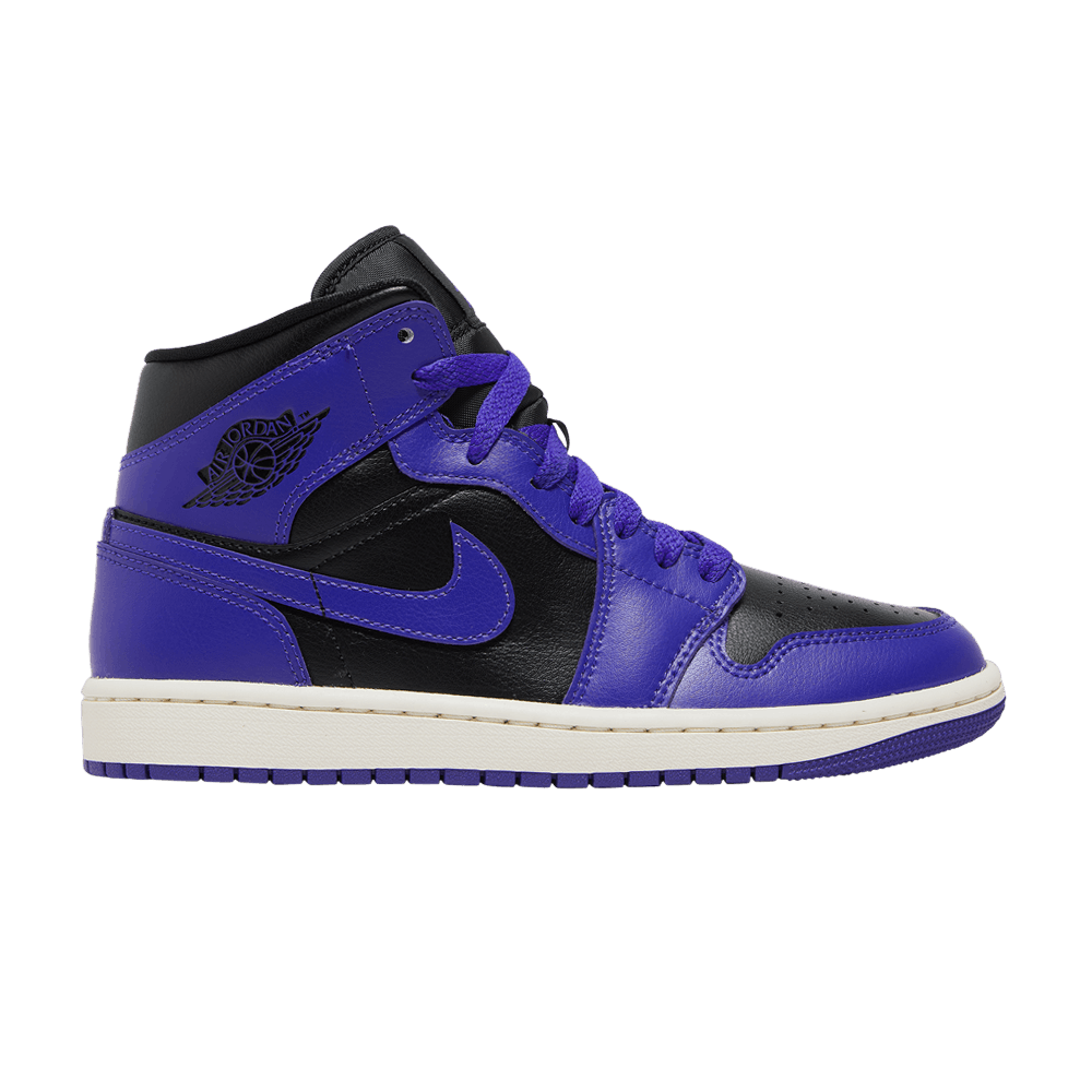 Кроссовки Jordan Air Jordan 1 Mid "Purple Black" (Женская размерная сетка)