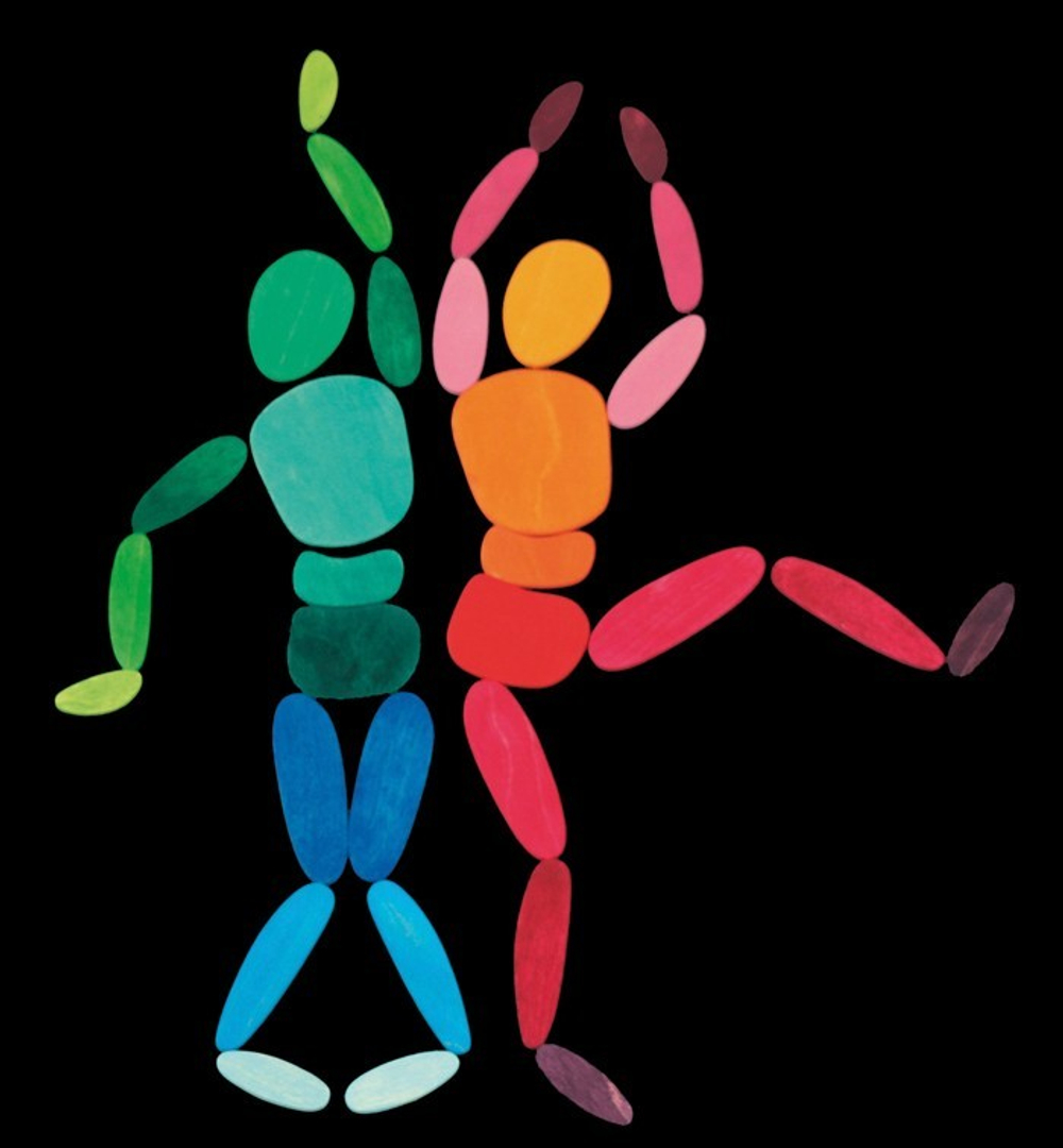 Магнитная мозаика В движении, 2 фигуры