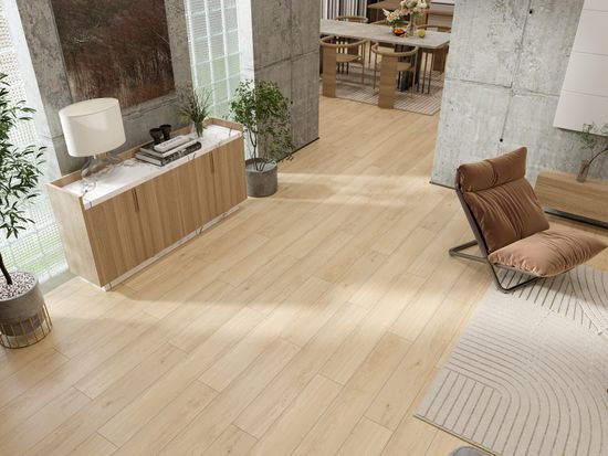 SPC ламинат Evofloor Home - Ash Light (Ясень Светлый)