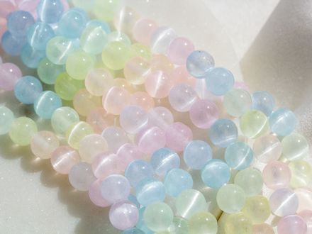 Нить бусин из селенита 6мм