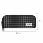 Пенал-органайзер BRAUBERG 2 откидные планки полиэстер 23x9х7 см "Checkered" (2 штуки в упаковке)