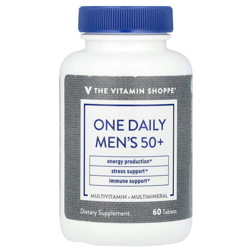 The Vitamin Shoppe, One Daily для мужчин старше 50 лет, 60 таблеток