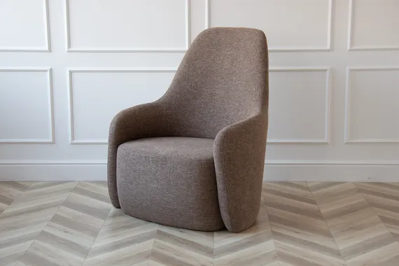 Кресло Ellipse E7.8 (коричневый, рогожка)