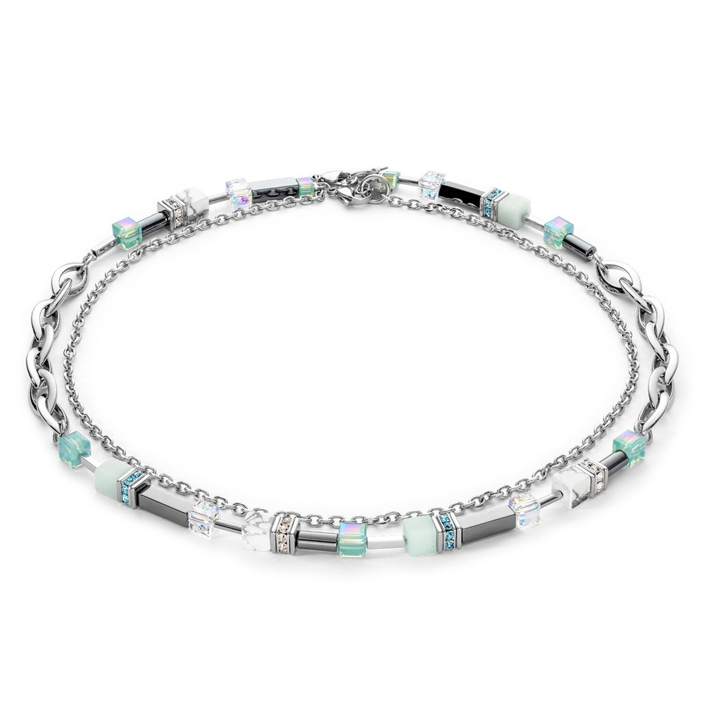 Колье-трансформер 4-in-1  Coeur de Lion Mint Green 4510/10-0522