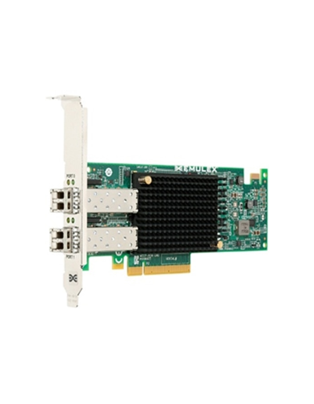 Контроллер DELL Emulex LPe31002 Dual Port FC16 Fibre Channel HBA, PCIe Full Height, Customer Kit, V2 (including FC16 trancievers x 2)