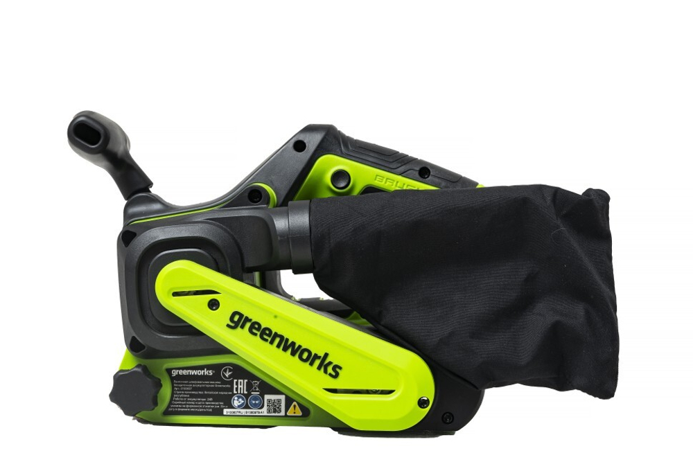 Шлифмашина Ленточная Greenworks аккумуляторная G24BS 24V без АКБ и ЗУ