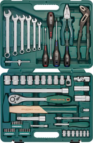 S04H52460S Набор инструмента универсальный 1/4", 1/2"DR, 60 предметов