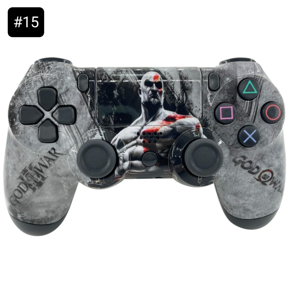 Беспроводной джойстик, геймпад с принтами Супергероев "Sony PS4 Dualshock 4v2" wireless controller 27 цветов (Реплика)