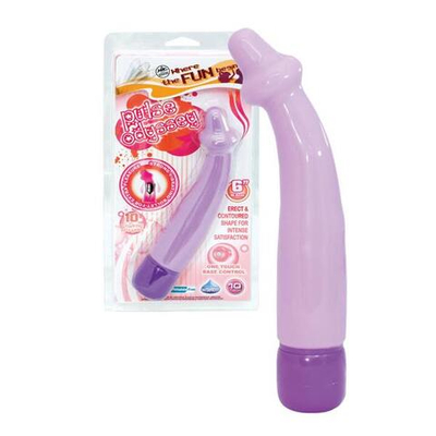 Фиолетовый вибростимулятор G-точки Pulse Odyssey - 15,2 см. (Цвет: фиолетовый)