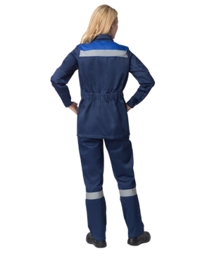 Костюм женский "Весна-1 СОП NEW" брюки (т.синий/василек)