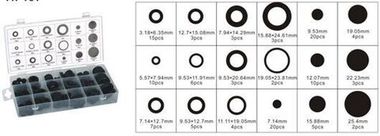 Заглушки, кольца уплотнительные резиновые для прокладки проводов, 125пр. Forsage F-784