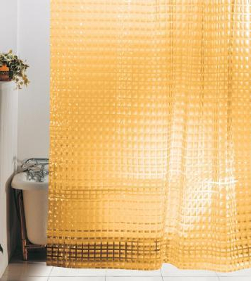Штора для ванной 3D (180*180см) ОРАНЖЕВЫЙ  САВОЛ  (25/1шт)