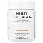 Codeage, коллаген нескольких типов, 90 растительных капсул