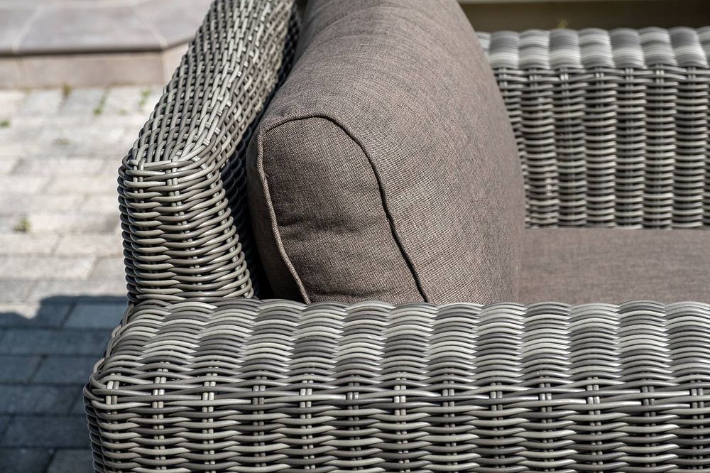 "Боно" лаунж-зона из искусственного ротанга, цвет графит