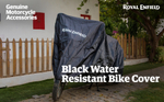 Непромокаемый чехол для мотоцикла Royal Enfield, черного цвета, арт. 1990642