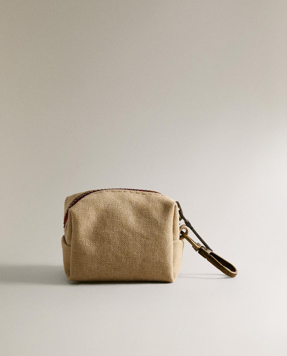 Контейнер для гигиенических пакетов Zara Home, хлопок, бежевый, 1338/149