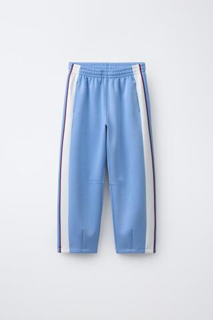 ZARA СПОРТИВНЫЕ БРЮКИ, ГОЛУБОЙ