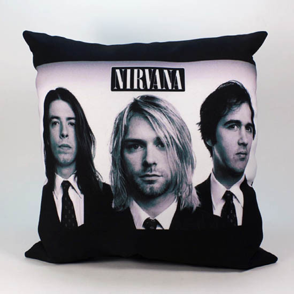 Подушка Nirvana ( группа в костюмах )