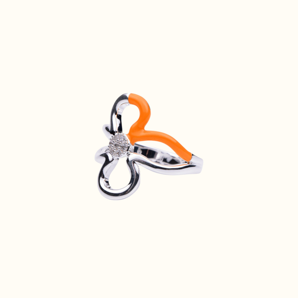 Кольцо Bloom Orange