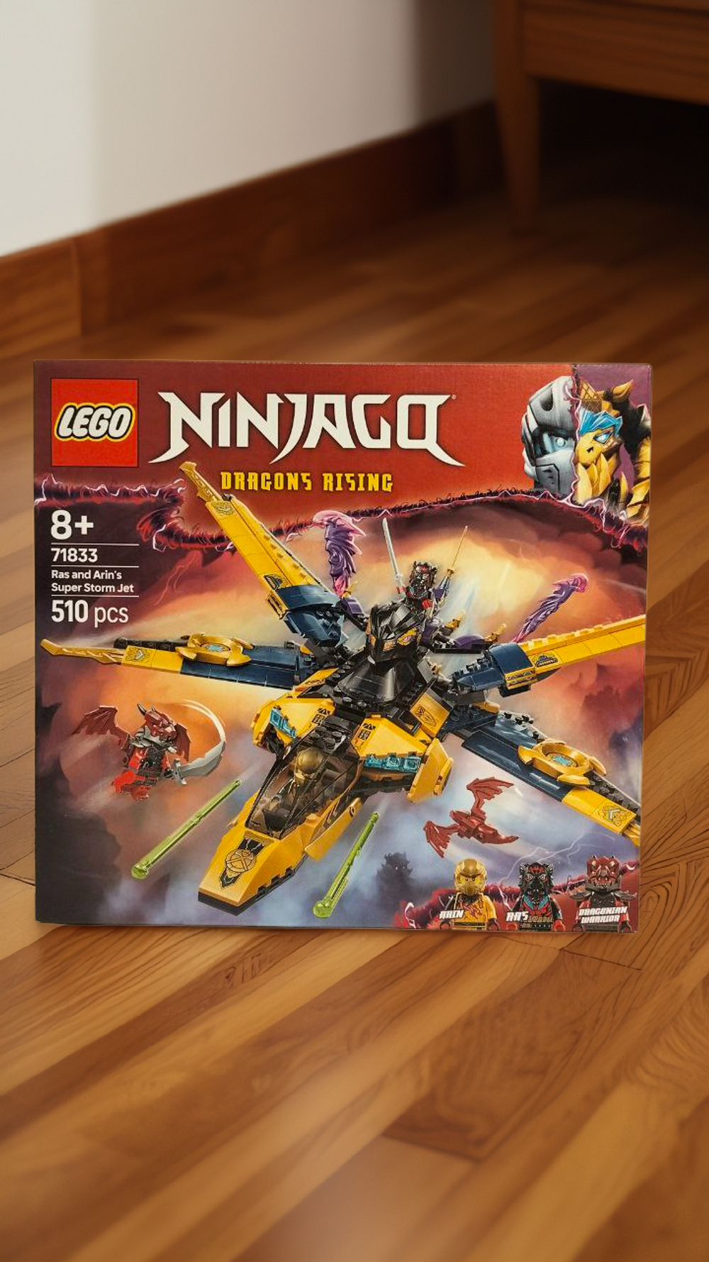 LEGO Ninjago 71833 «Суперштормовой самолёт Раса и Арина» — воздушные бои
