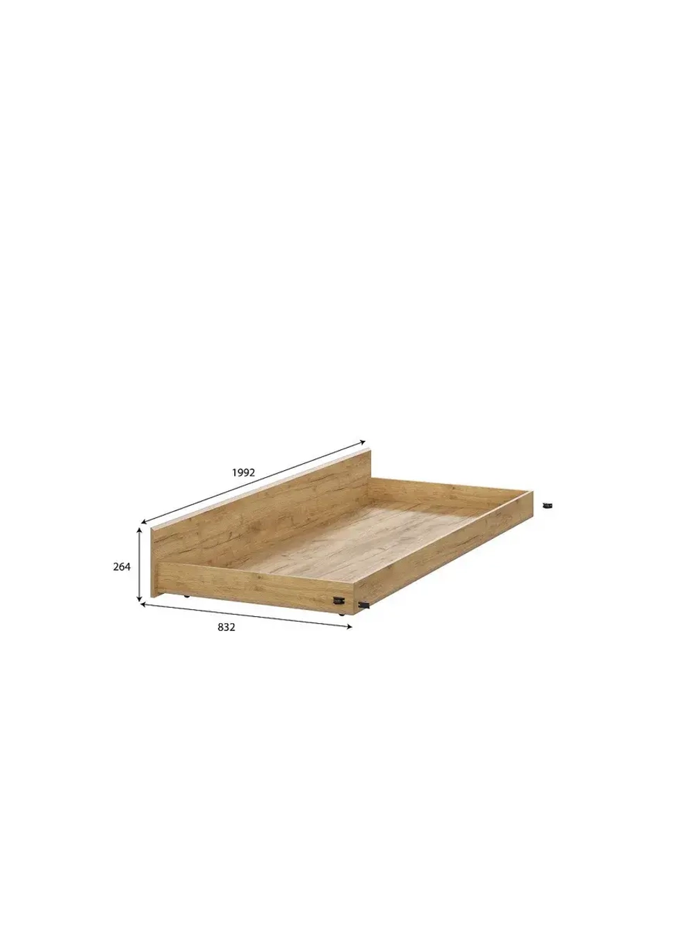 Кровать односпальная 83х200 выкатная