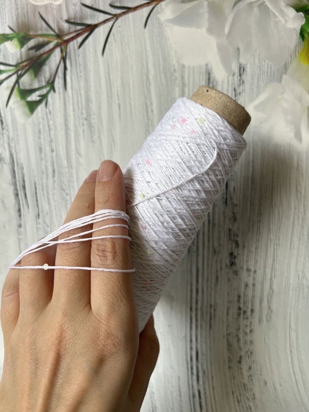 Пряжа Zegna Baruffa с пайетками