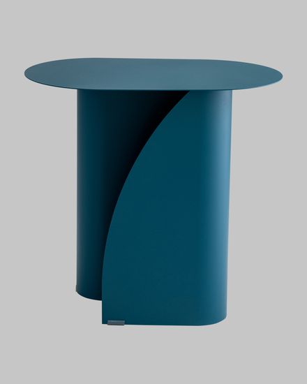 Журнальный столик Yvaine металл синий