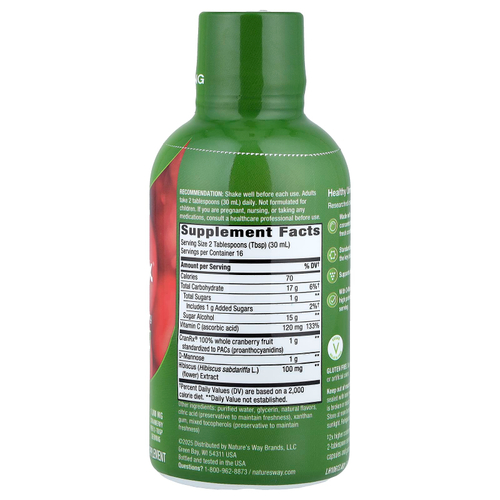 Nature's Way, CranRx®, жидкий, биоактивный, с клюквой, 480 мл (16 жидк. унций)