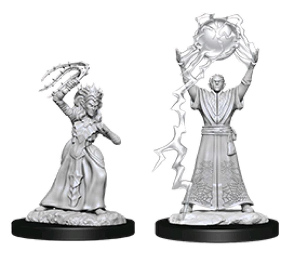 D&D Nolzur's Marvelous Miniatures - Drow Mage & Drow Priestess D&D Nolzur's Marvelous Miniatures - Drow Mage & Drow Priestess