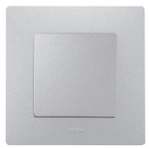 Выключатель 1-клавишный 10А 250В алюминий ETIKA Legrand