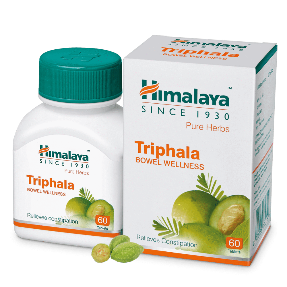 Таблетки Трифала Himalaya Herbals Triphala 60 таб 3 шт