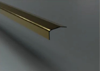 Накладка на ступень ZS, нержавеющая сталь шлифованная