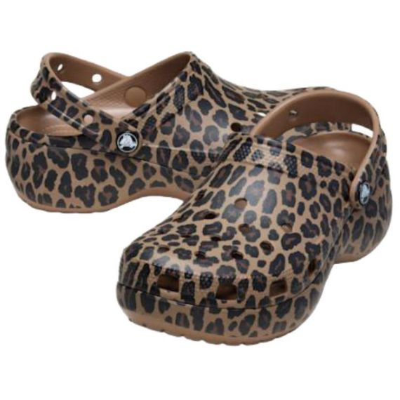 Crocs Classic Platform Animal Clog 'Leopard Print'