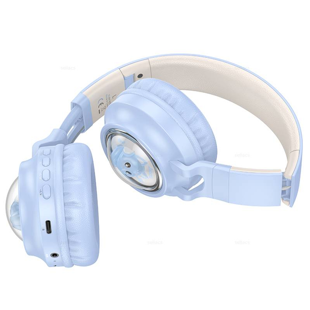 Накладные наушники Hoco W50 (blue)