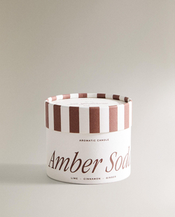 Zara Home - Ароматическая свеча янтарная сода, 150 г