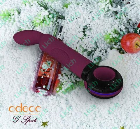 Сиреневый вибромассажер для точки G, 21 см
