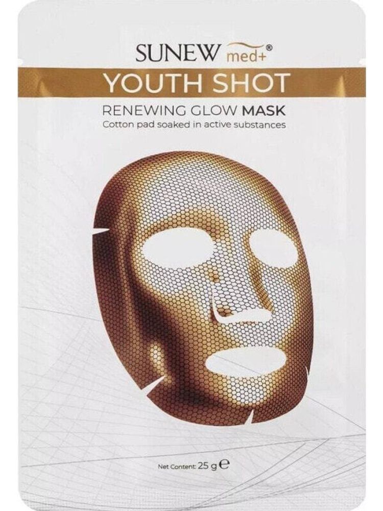 Маски Sunewmed+ Youth Shot Renewing Glow Mask rozświetlająca maska w płachcie 25g