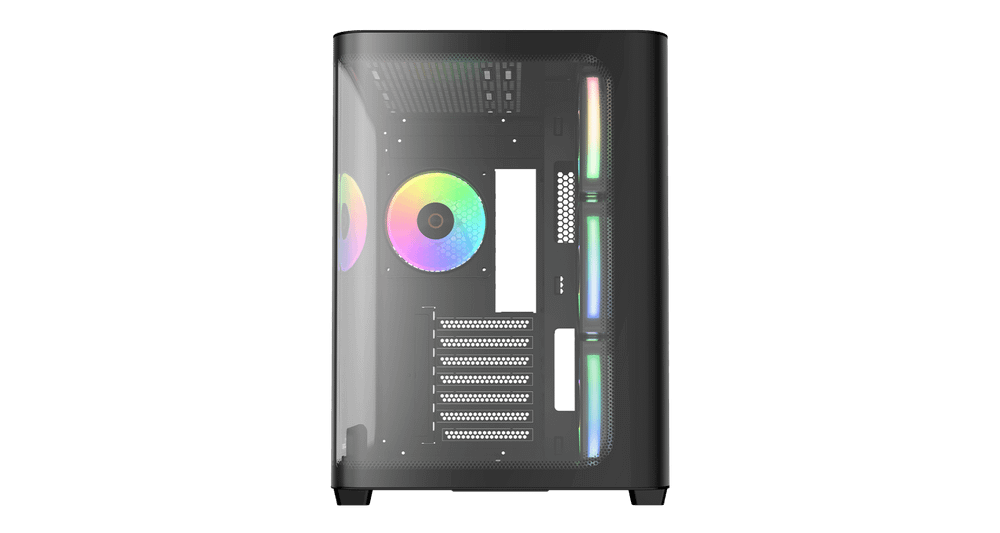 Корпус Ocypus Iota C70 BK Curve ARGB Digital ATX/mATX/mITX 2xUSB Type-C Черный Iota-C70-BKD400CD-GL