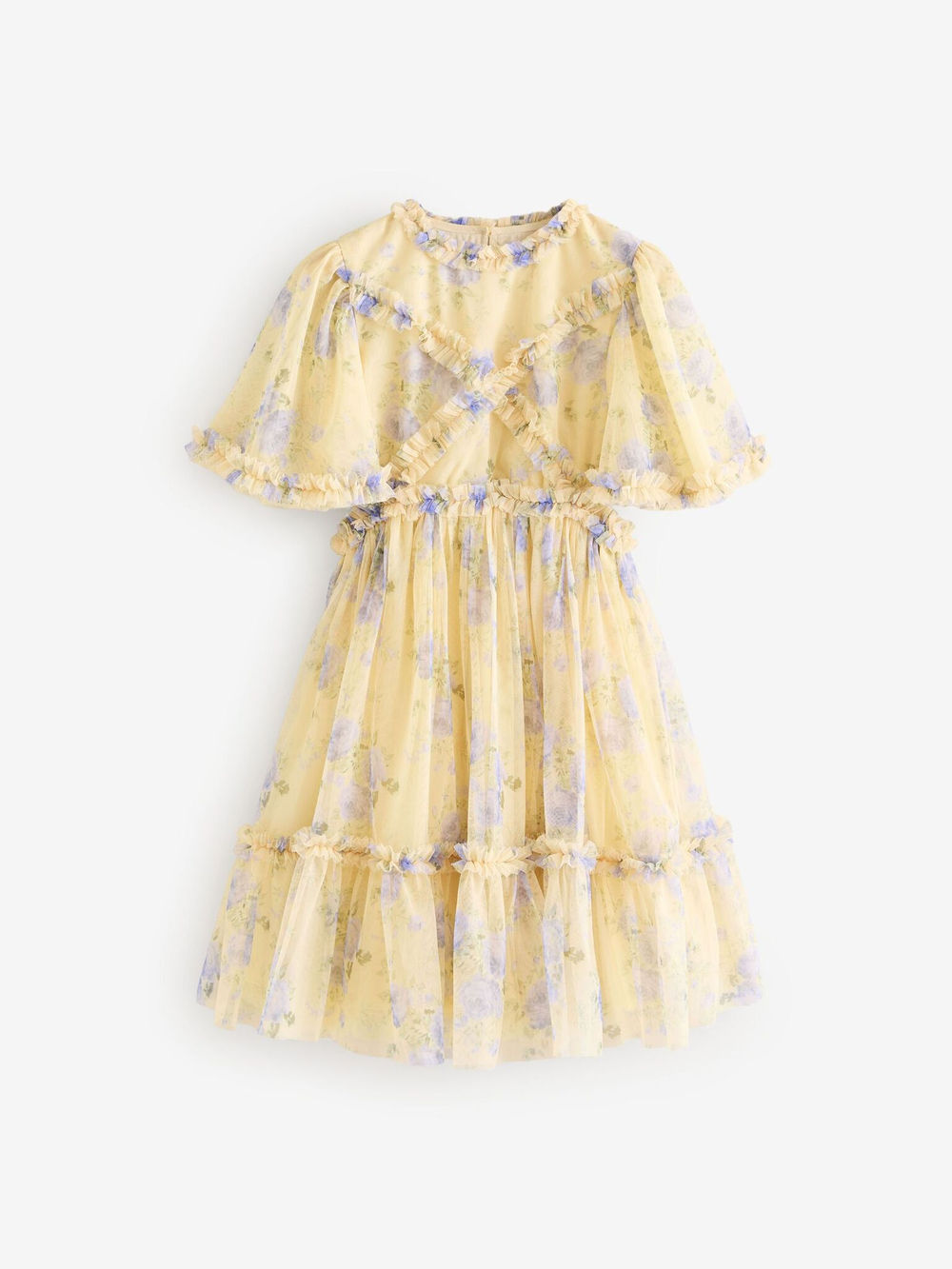 Платье для девочки Next E57-542, Светло-желтый