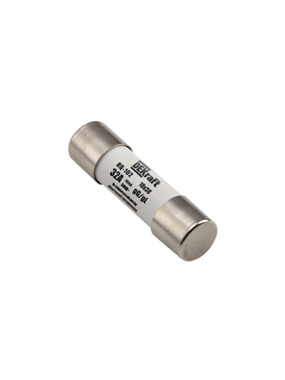 Предохранитель цилиндрический 4А 10х38 ПЦ-102 DEKraft 21361DEK