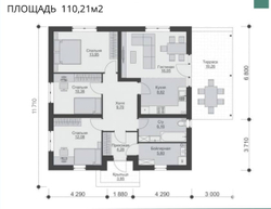 Проект Дома 110,21 кв. м К-68