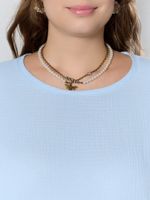 Блузка Вуаль-4 Виотекс ГОЛУБОЙ