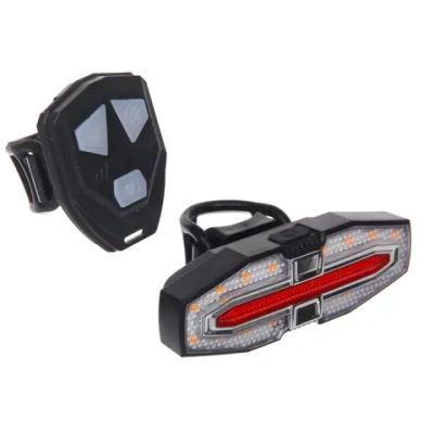 Фонарь велосипедный, задний West Biking YP0701426 (с дистанционным управлением)