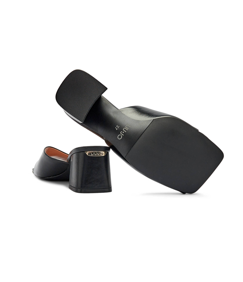 Шлепанцы кожаные judy 01 Liu Jo - черный(SA4213 PX460)