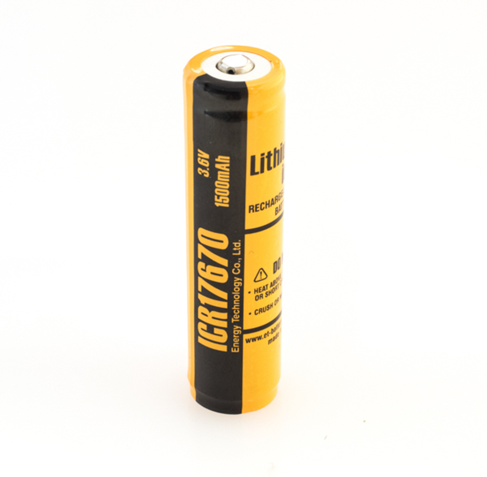Аккумулятор ET ICR17670 Protected