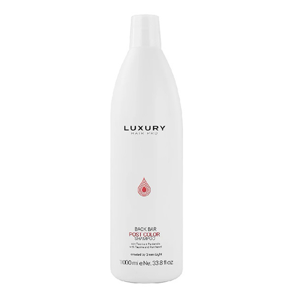 Шампунь после окрашивания c Таурином и Пантенолом Green Light Back Bar Post Color Shampoo 1000мл